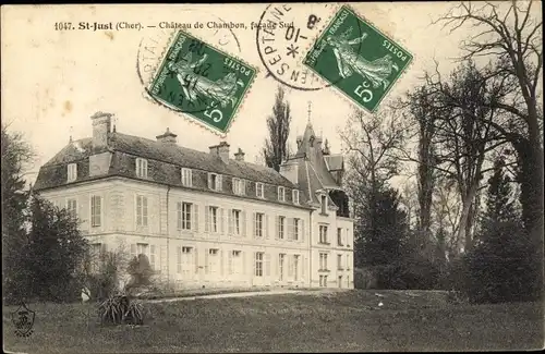 Ak Saint Just Cher, Chateau de Chambon