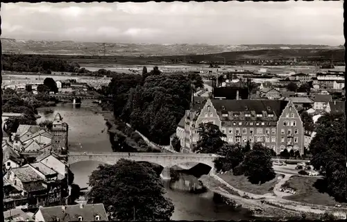 Ak Bad Kreuznach in Rheinland Pfalz, Teilansicht, St Marienwörth