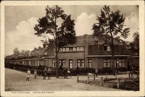 Ak Doetinchem Gelderland, Cronjestraat, Wohnhäuser
