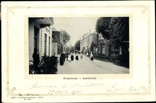 Passepartout Ak Apeldoorn Gelderland Niederlande, Dorpstraat