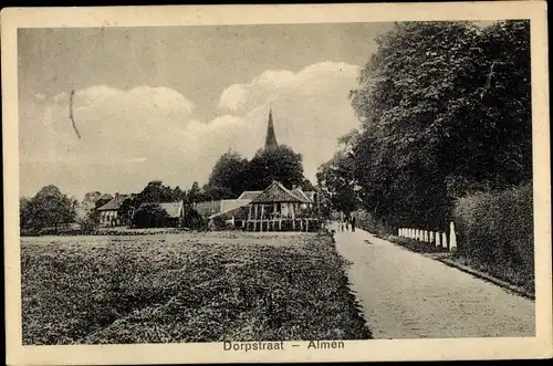 Ak Almen Gelderland, Dorpstraat