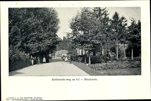 Ak Brummen Gelderland Niederlande, Zutfensche weg en tol