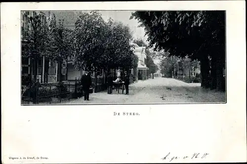 Ak De Steeg Rheden Gelderland, Straßenpartie