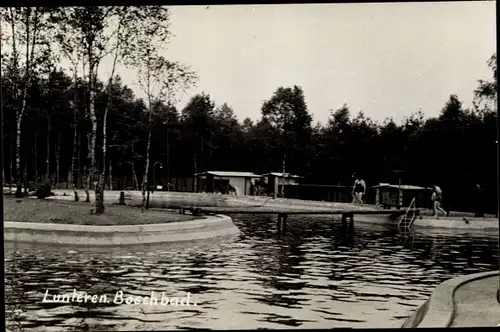 Ak Lunteren Ede Gelderland, Boschbad, Freibad