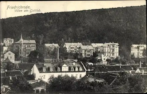 Ak Friedrichroda im Thüringer Wald, Villen am Gottlob