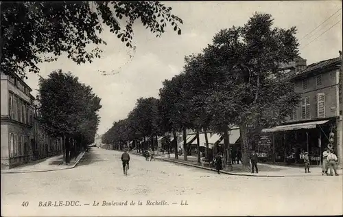 Ak Bar-le-Duc Meuse, Le Boulevard de la Rochelle