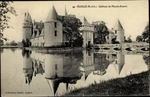 Ak Écuillé Maine et Loire, Chateau du Plessis-Bourre