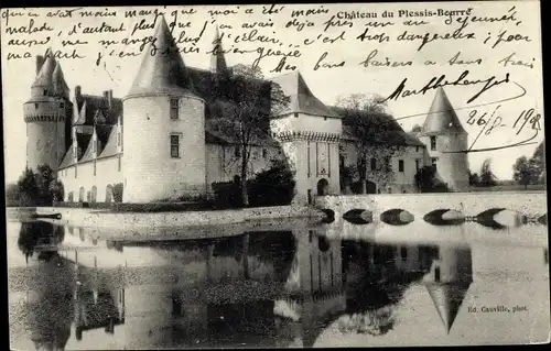 Ak Écuillé Maine et Loire, Chateau du Plessis-Bourre
