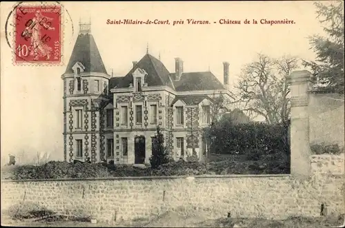 Ak Saint Hilaire Loir et Cher, Chateau de la Chaponniere