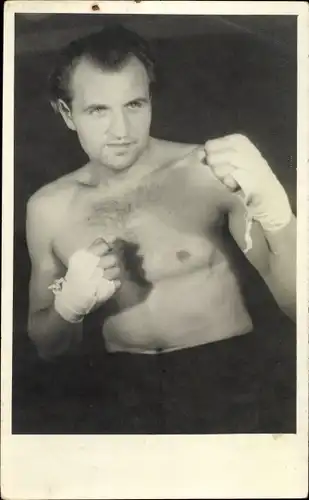 Foto Ak Boxer Hein ten Hoff, Portrait