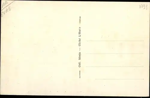 Ak Etrépagny Eure, Monument de 1870, Square des Poilus