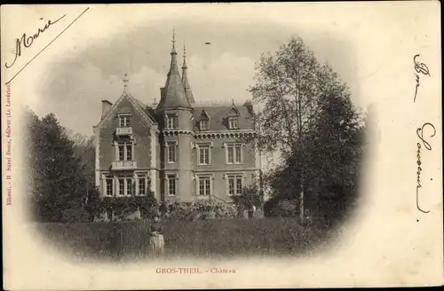 Ak Le Gros-Theil Eure, Chateau