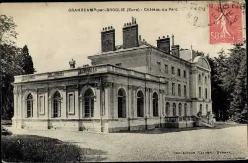 Ak Grandcamp par Broglie Eure, Chateau du Parc