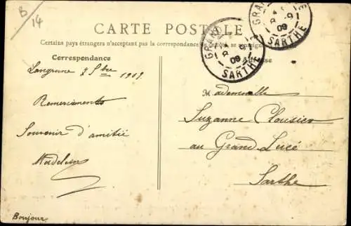 Ak Langrune sur Mer Calvados, La Plage