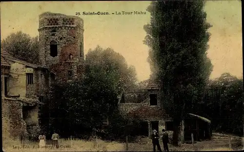 Ak Saint Ouen Seine Saint Denis, La Tour Mahu