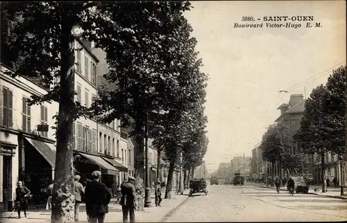 Ak Saint Ouen Seine Saint Denis, Boulevard Victor Hugo