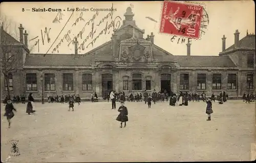 Ak Saint Ouen Seine Saint Denis, Les Ecoles Communales