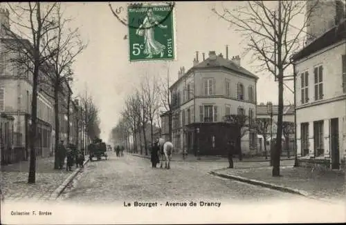 Ak Le Bourget Seine Saint Denis, Avenue de Drancy