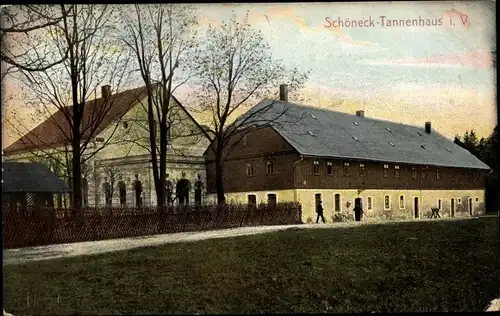 Ak Schöneck im Vogtland, Hotel Tannenhaus