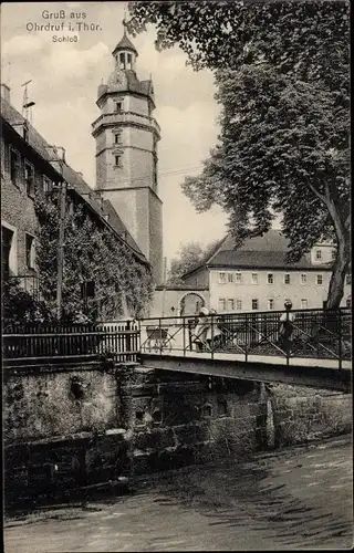 Ak Ohrdruf in Thüringen, Schloss