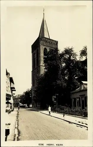 Ak Ede Gelderland Niederlande, Herv. Kerk, Kirche