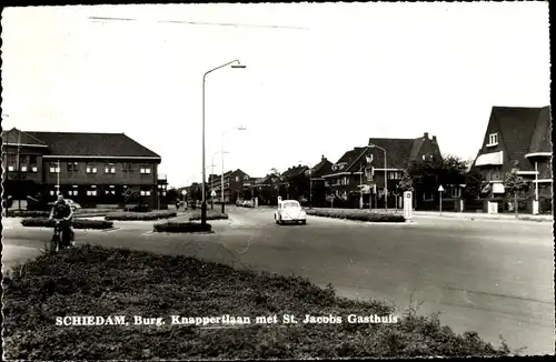 Ak Schiedam Südholland, Burg Knappertlaan met St. Jacobs Gasthuis