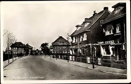 Ak Waddinxveen Südholland, Kanaalstraat