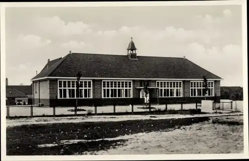 Ak Amsterdamscheveld Erica Drenthe Niederlande, R. K. School