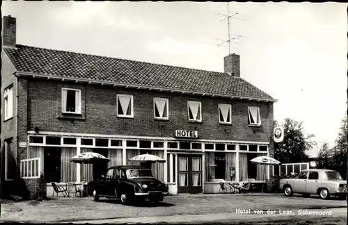 Ak Schoonoord Drenthe Niederlande, Hotel van der Laan, Café