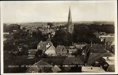 Ak Eibergen Gelderland, Blick auf den Ort, Kirche