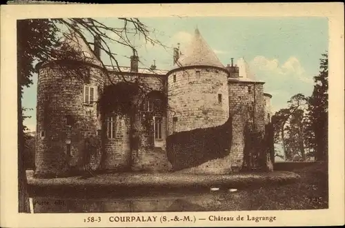 Ak Courpalay Seine et Marne, Château de Lagrange