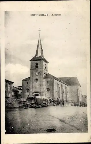 Ak Sommedieue Meuse, L'Eglise