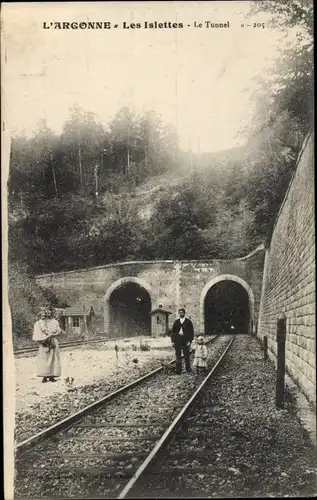 Ak L'Argonne Meuse, Le Tunnel