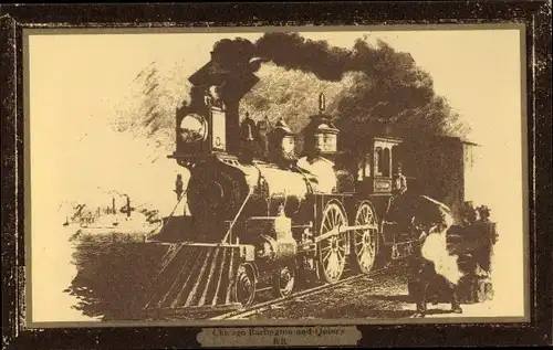 Ak Chicago Burlington and Quincy Railroad, Dampflok