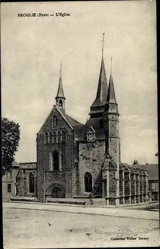 Ak Broglie Eure, L'Eglise