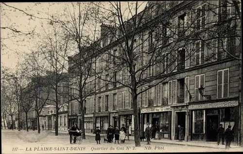 Ak La Plaine Saint Denis Seine Saint Denis, Quartier du Gaz No 2