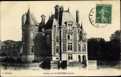 Ak La Bussière Loiret, Chateau