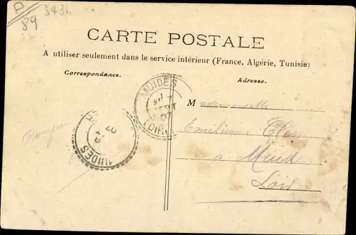 Ak Vallery Yonne, Un coin du Village