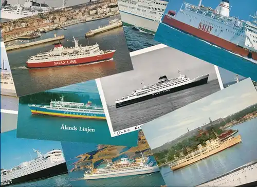ca. 1.500 alte Ak Schiffe, groß und klein, farbig und schwarz weiß, Konvolut