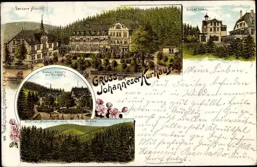 Litho Clausthal Zellerfeld im Oberharz, Johanneser Kurhaus