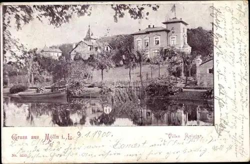 Ak Mölln im Herzogtum Lauenburg, Villenanlagen