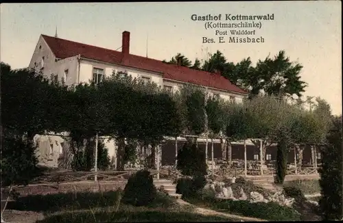 Ak Walddorf Kottmar in der Oberlausitz, Gasthof Kottmarwald