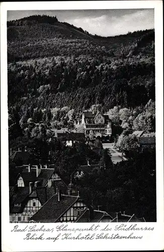 Ak Bad Sachsa am Harz, Kurhotel Schützenhaus