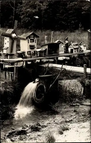 Ak Bad Reiboldsgrün Auerbach Sachsen, Modell Wassermühle