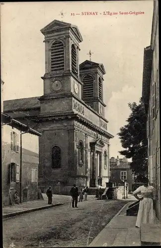 Ak Stenay Meuse, L'Eglise Saint Gregoire