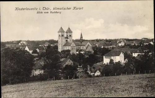 Ak Bad Klosterlausnitz in Thüringen, Blick vom Buchberg