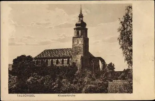 Ak Thalbürgel Bürgel in Thüringen, Klosterkirche