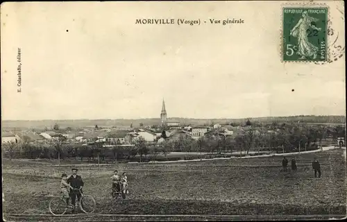 Ak Moriville Vosges, Vue generale