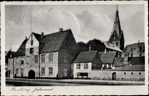 Ak Flensburg in Schleswig Holstein, Hafenamt