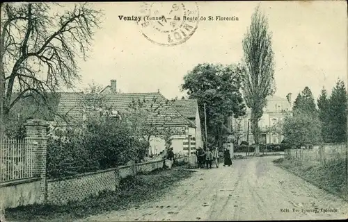 Ak Venizy Yonne, La Route de St Florentin